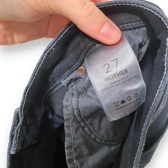 Mother The Stunner Zip Two Step Fray in Last Call Wash Jeans Size 27 - Picture 6 of 7